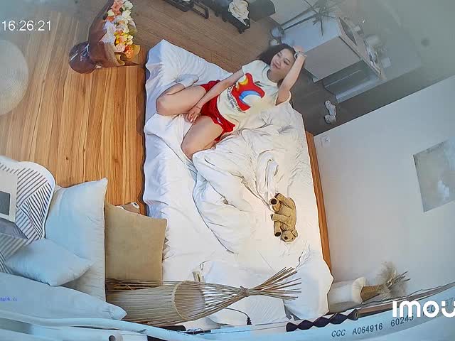 酒店偷拍,热恋中的极品美女